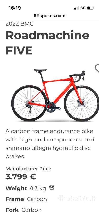 BMC Roadmachine Five - nuotraukos Nr. 13
