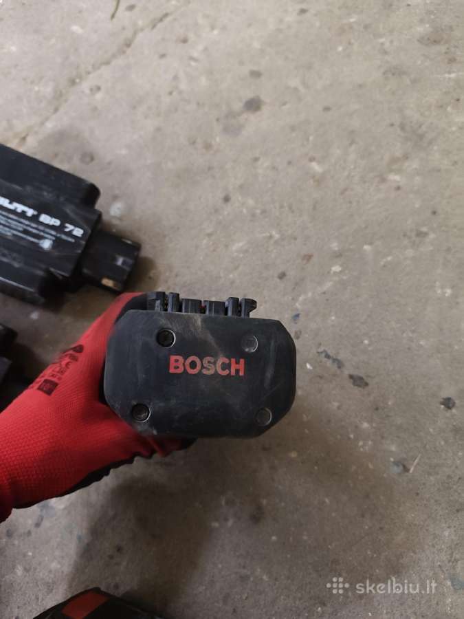 Panasonic,hilti,bosch baterijos netestuotos neveik - nuotraukos Nr. 6