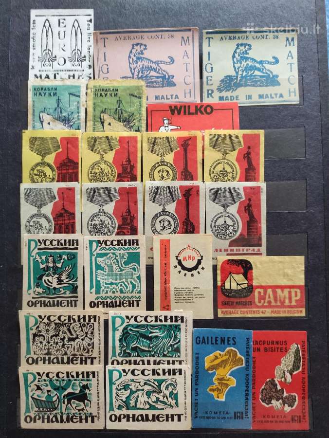 Degtukų etiketės -832 vnt. - nuotraukos Nr. 19
