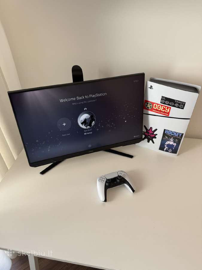 Playstation 5 Ps5 ir Samsung Monitorius Odyssey G3
