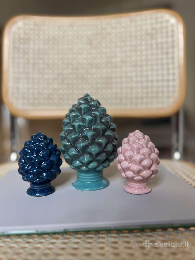 Sicilian Ceramic Pine Cone, keramikinis kankorėžis