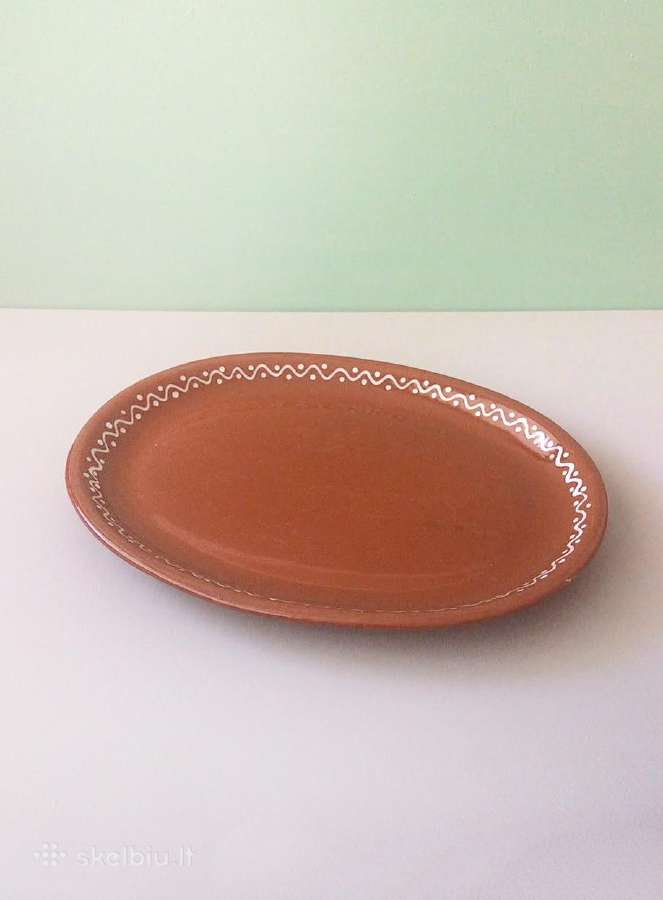 Keraminė lėkštė, 27x20,5cm