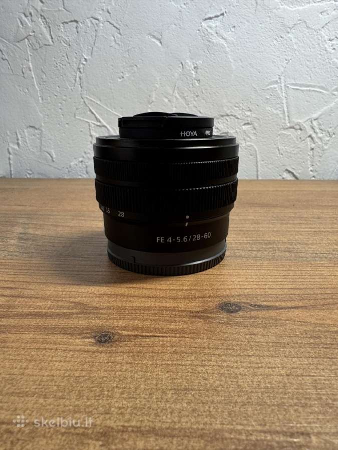 Sony Fe 28-60mm f/4-5.6 (e-mount) + Hoya Uv filtra