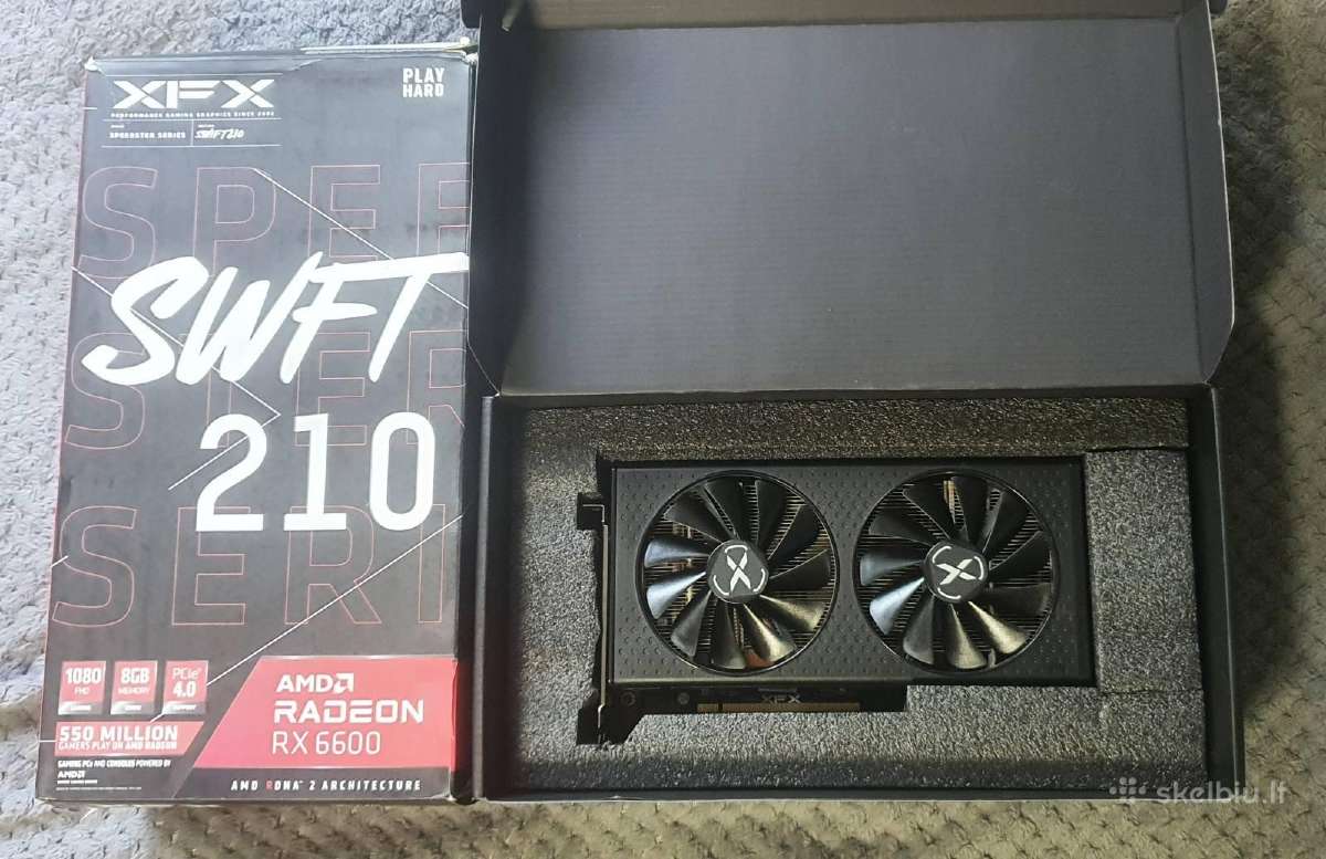 Naudota Amd Radeon Rx 6600 8gb