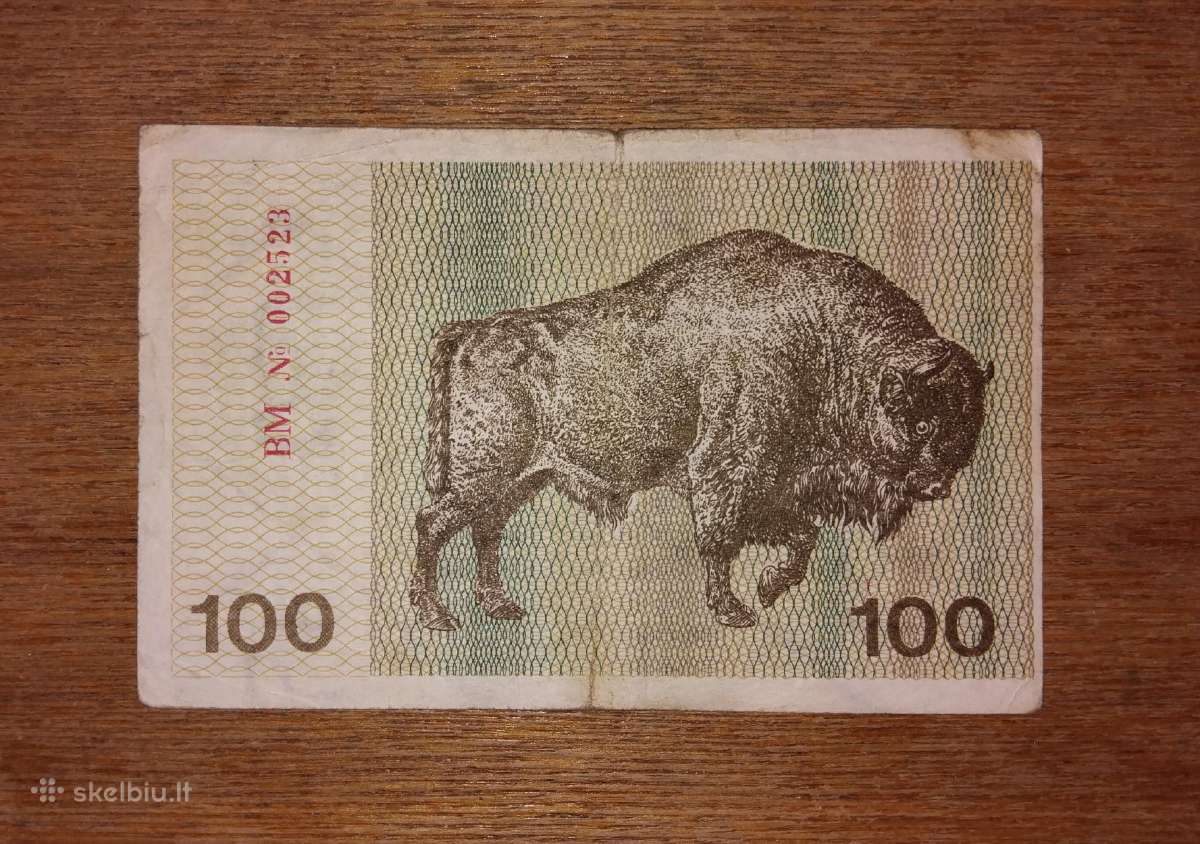 Lietuvos 100 talonu banknotas
