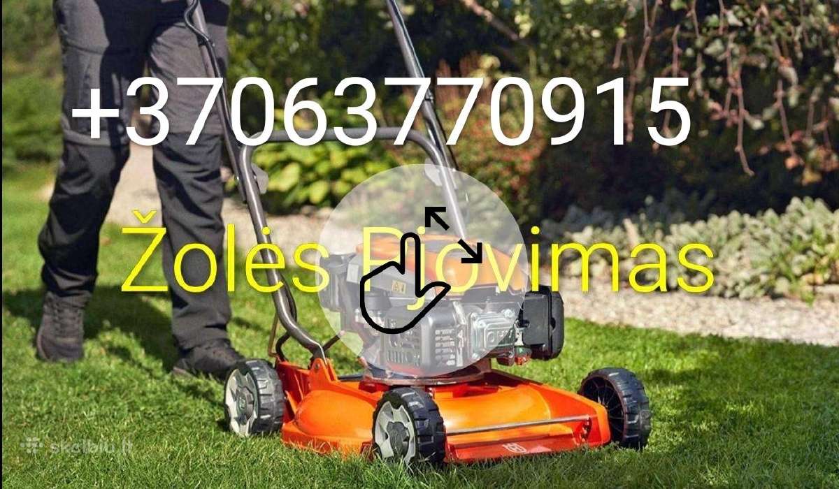 Žolės pjovimas