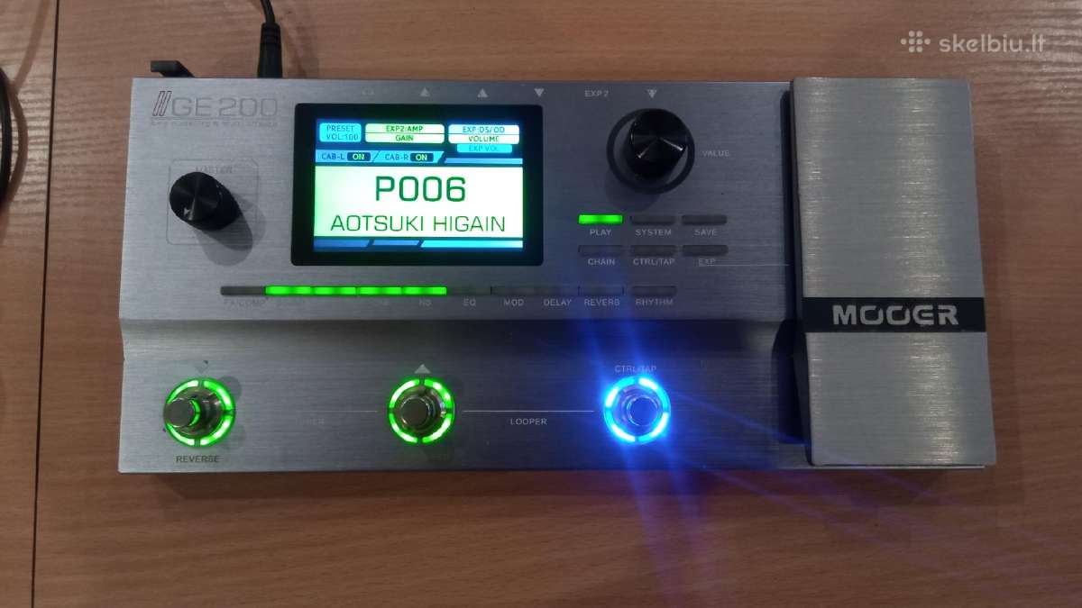 Mooer Ge200 Multi Fx amplifier modeler