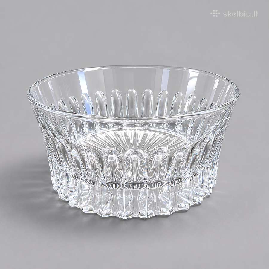 Elegantiškas stiklinis dubuo