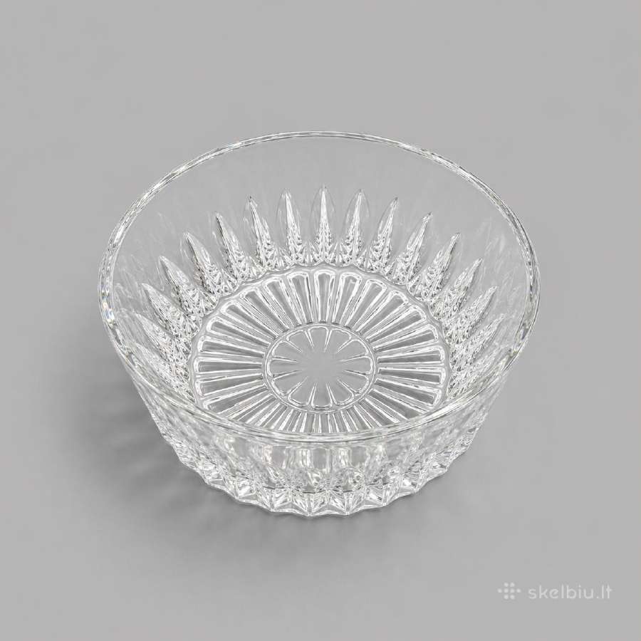 Elegantiškas stiklinis dubuo - nuotraukos Nr. 2