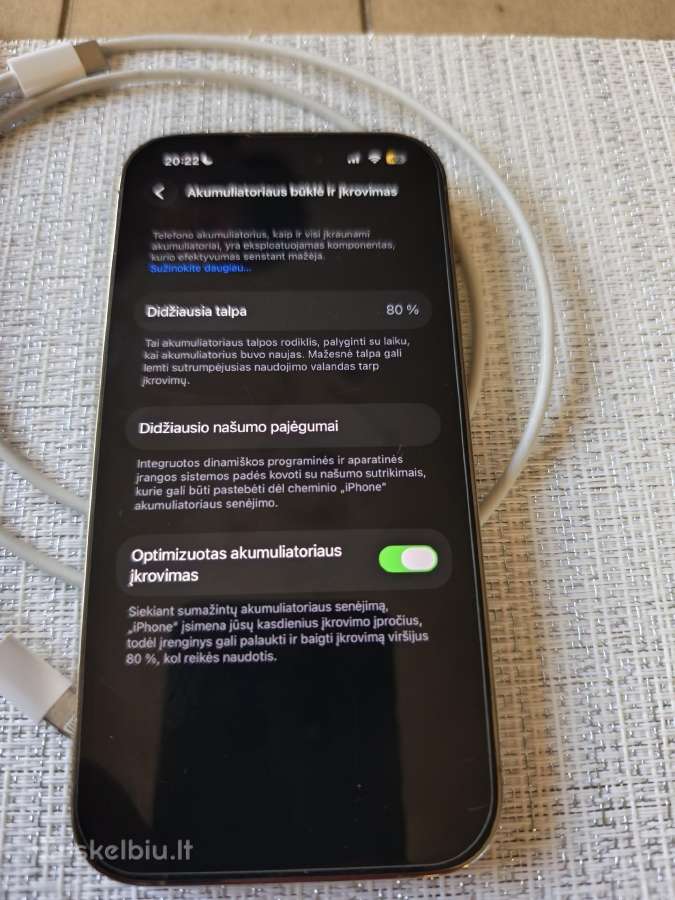 iPhone 14pro 128 GB - nuotraukos Nr. 6