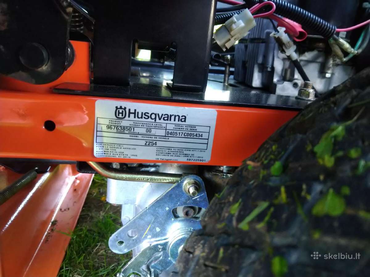 Profesionalus, didelis Husgvarna Z254 - nuotraukos Nr. 15