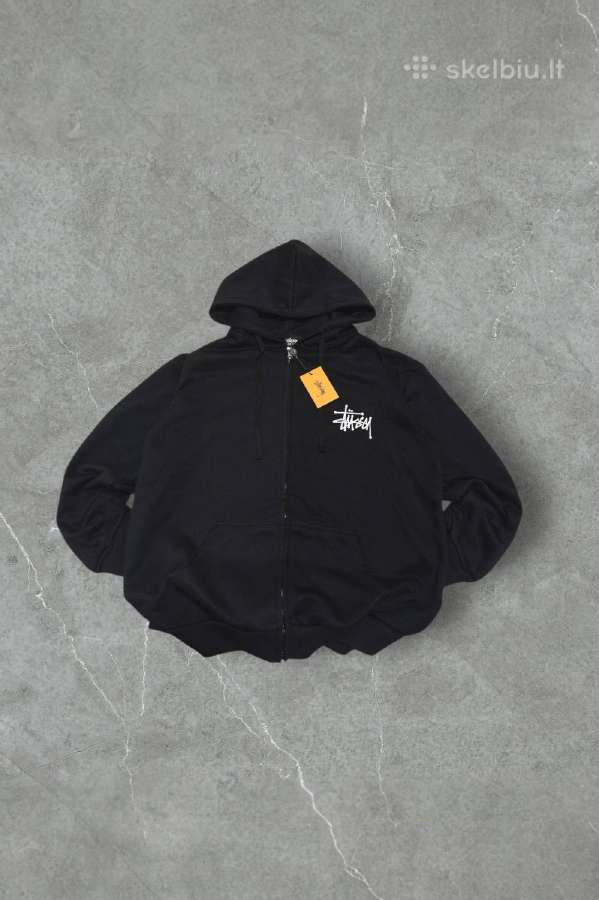 Basic stüssy džemperis su užtrauktuku