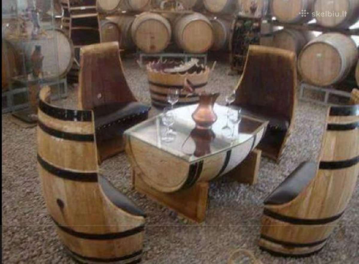 Senovinės Ąžuolinės Bačkos statinės, kibirai - nuotraukos Nr. 9