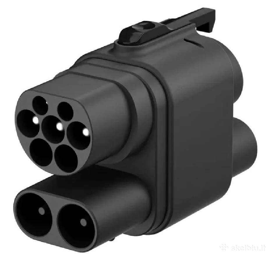 Ac+dc Ccs2 į Ccs1 adapteris elektromobiliams