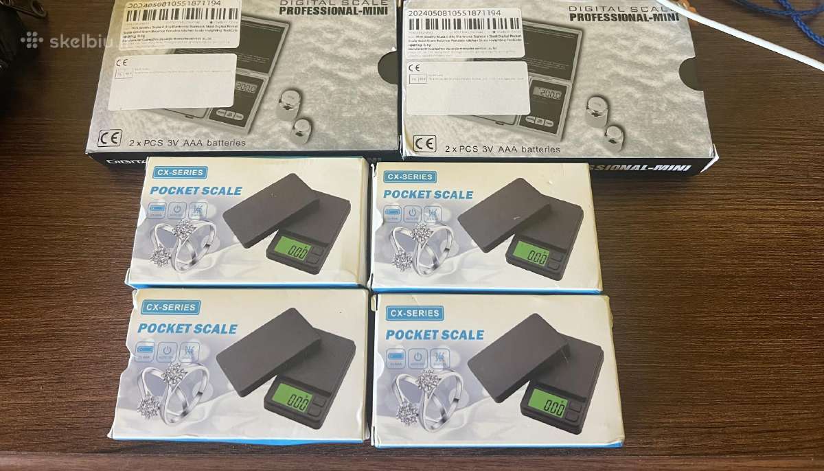Juvelyrines svarstykles iki 1000gr