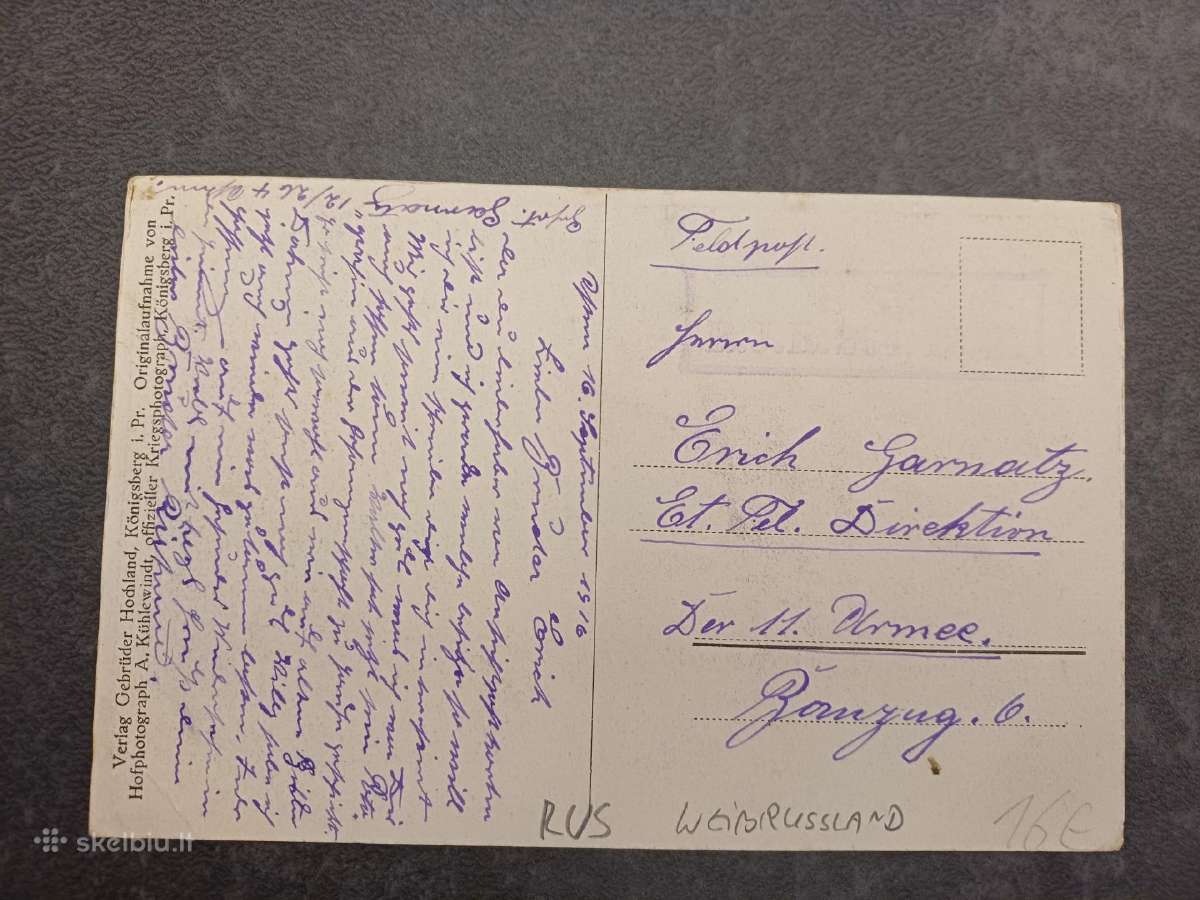 Sena atvirute Narutis I pasaulinis karas - nuotraukos Nr. 2