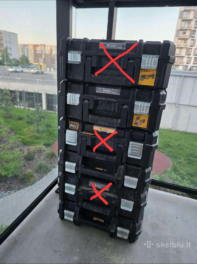 Dewalt Tstak dėžės / organizatoriai - nuotraukos Nr. 2