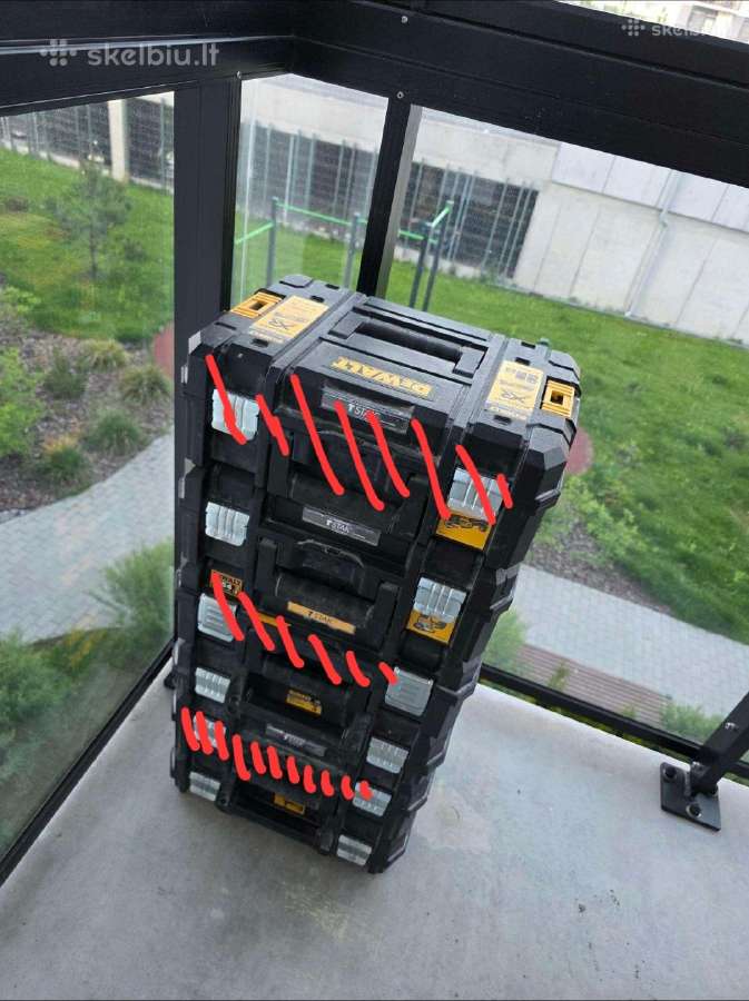 Dewalt Tstak dėžės / organizatoriai