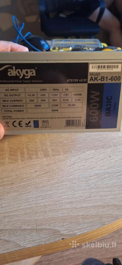 Maitinblokis 600w