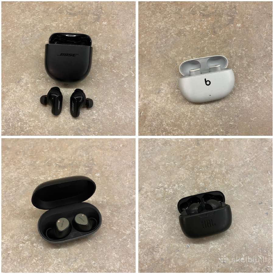 Belaidžiai ausinukai Jbl, Bose, Beats earbuds