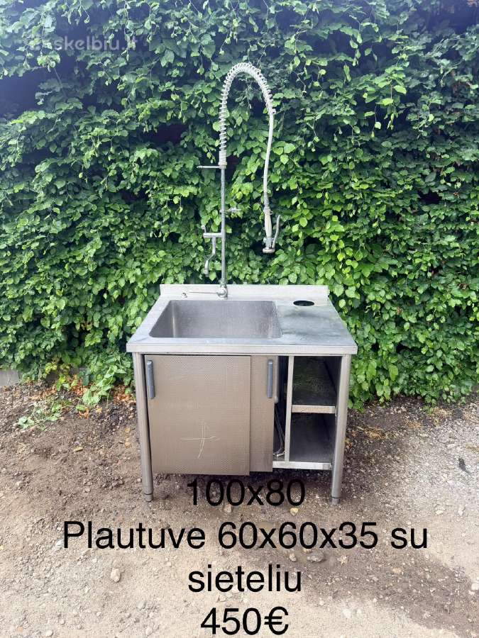 Nerudijancio plieno kriaukle - plautuve - stalas - nuotraukos Nr. 6