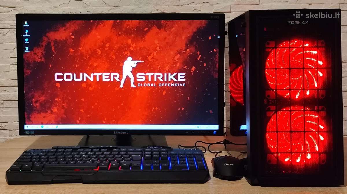 Pilnas kompiuterio komplektas su i5/SSD/gtx1060