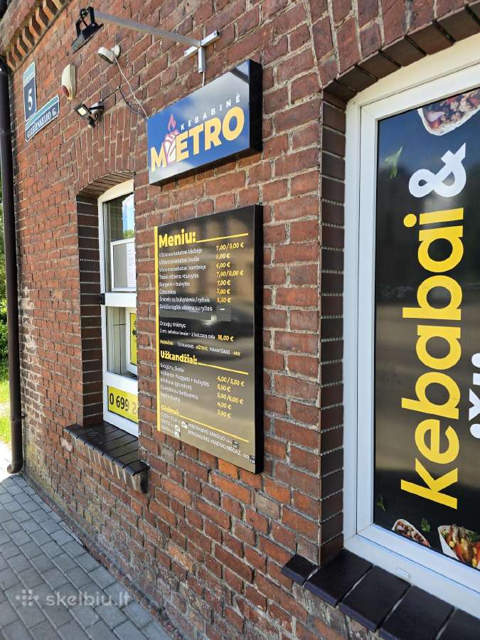 Kebabines-picerijos patalpos