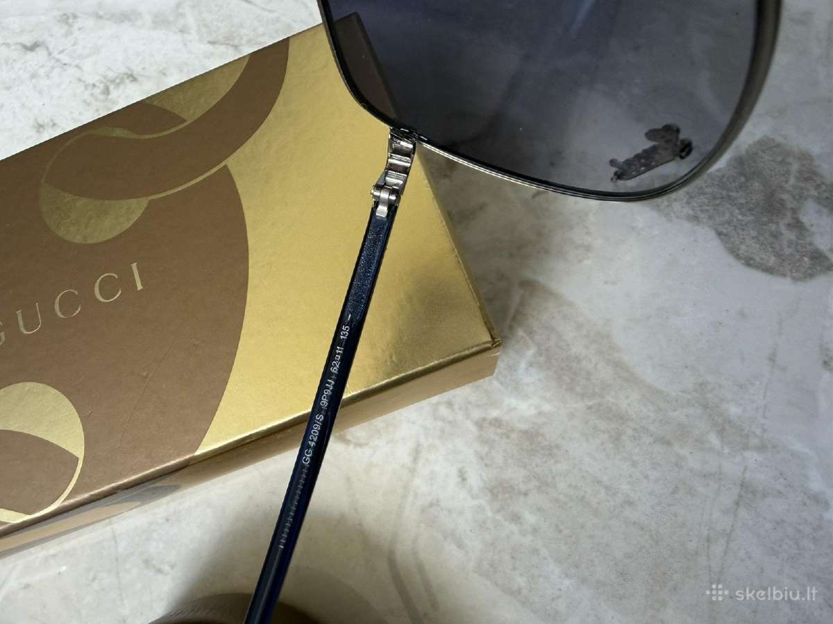 Originalūs Gucci aviator akiniai nuo saulės - nuotraukos Nr. 5