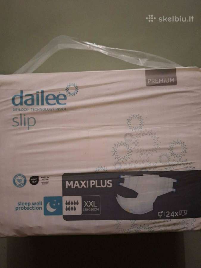 Sauskelnės Dailee,seni, Tena Slip Large, Xlarge - nuotraukos Nr. 3
