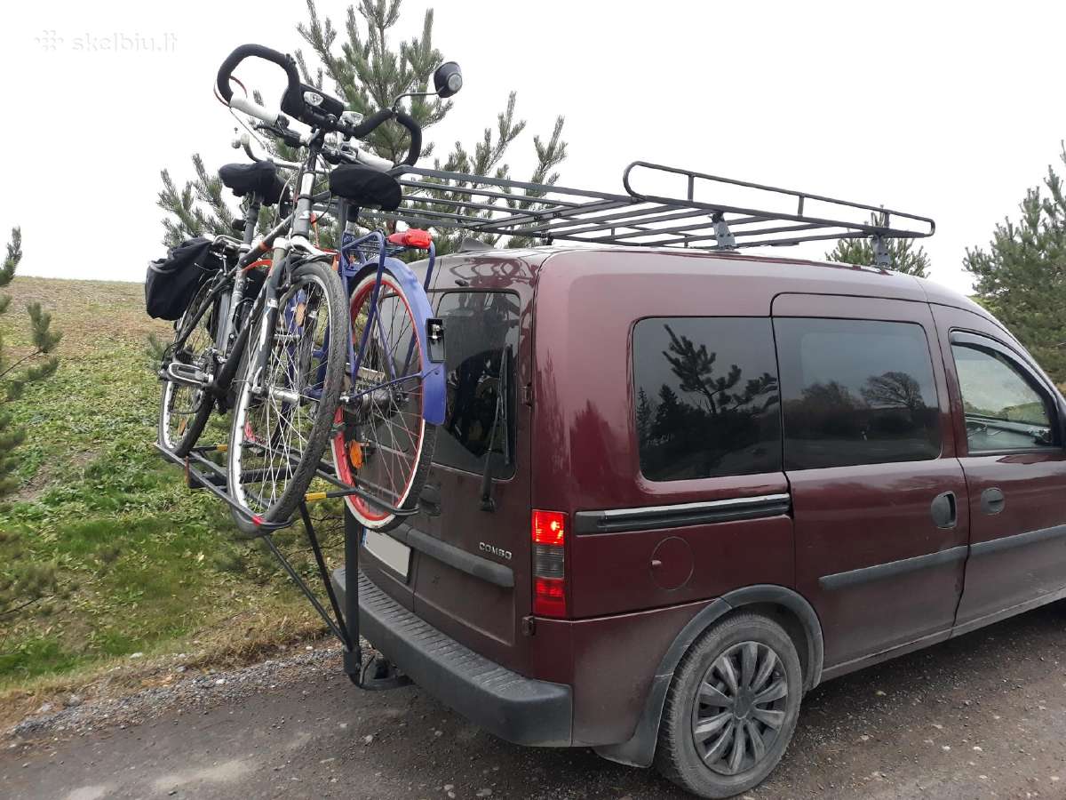 Dviračių laikiklis ir dalinė bagažinė