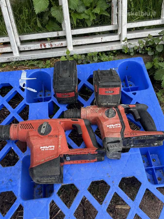 Hilti akumuliatoriniai elektriniai yrankiai