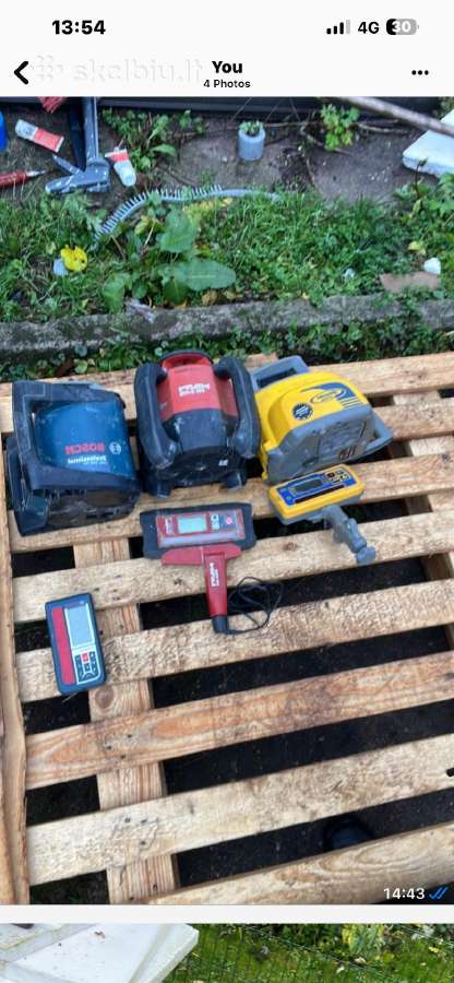 Hilti spectra leica bosh Lazeriniai niuvelyrai