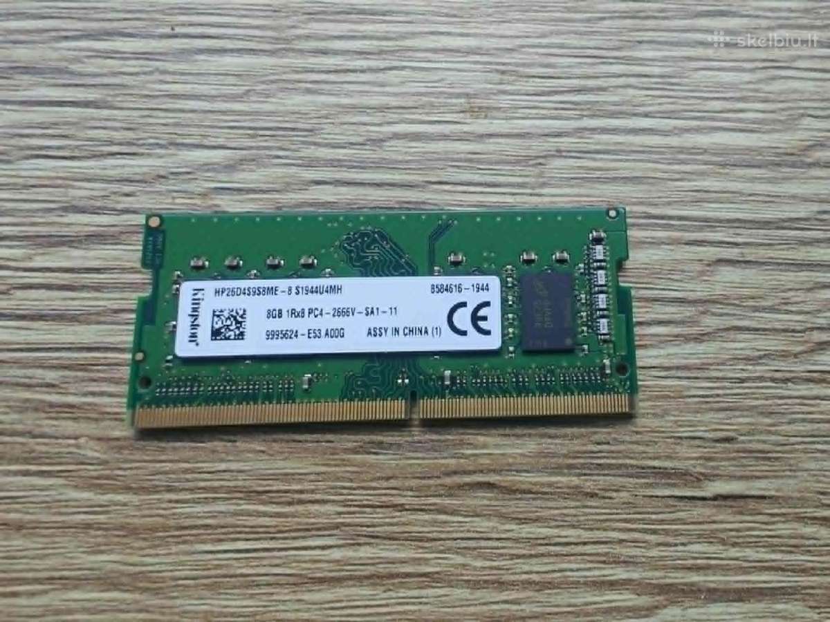 Ddr4 Sodimm atmintis 8gb 2666 - nuotraukos Nr. 2
