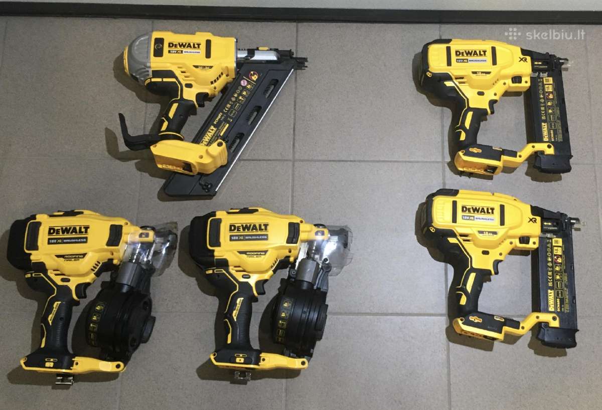 Dewalt 18v akumuliatoriniai įrankiai