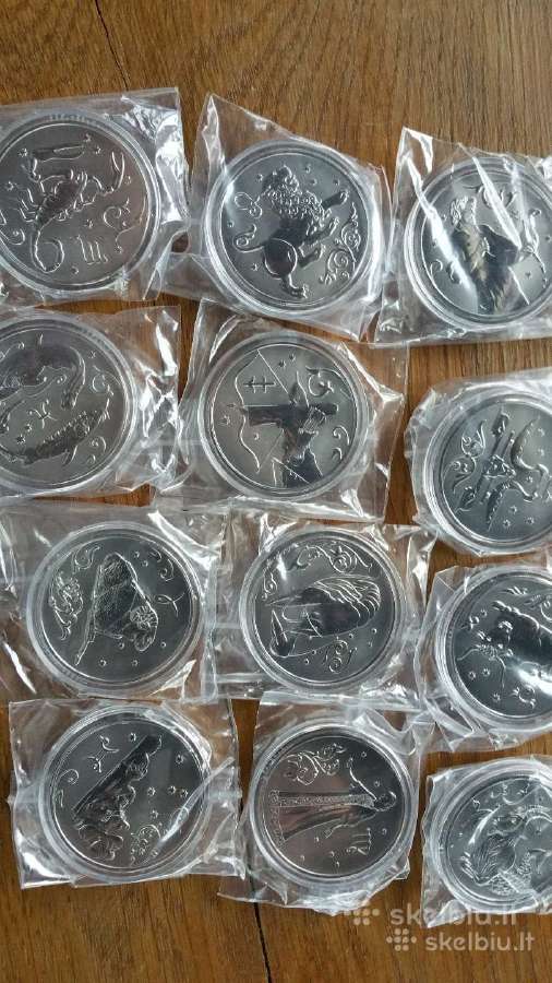 Siūlau zodijakų monetų komplektą kaina 30 euru | Skelbiu.lt Siūlau zodijakų monetų komplektą kaina 30 euru