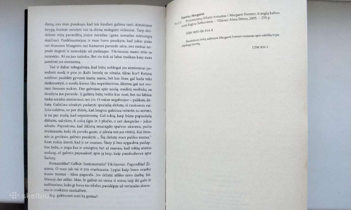 M. Forster. Prisiminimų dėžutė - nuotraukos Nr. 8