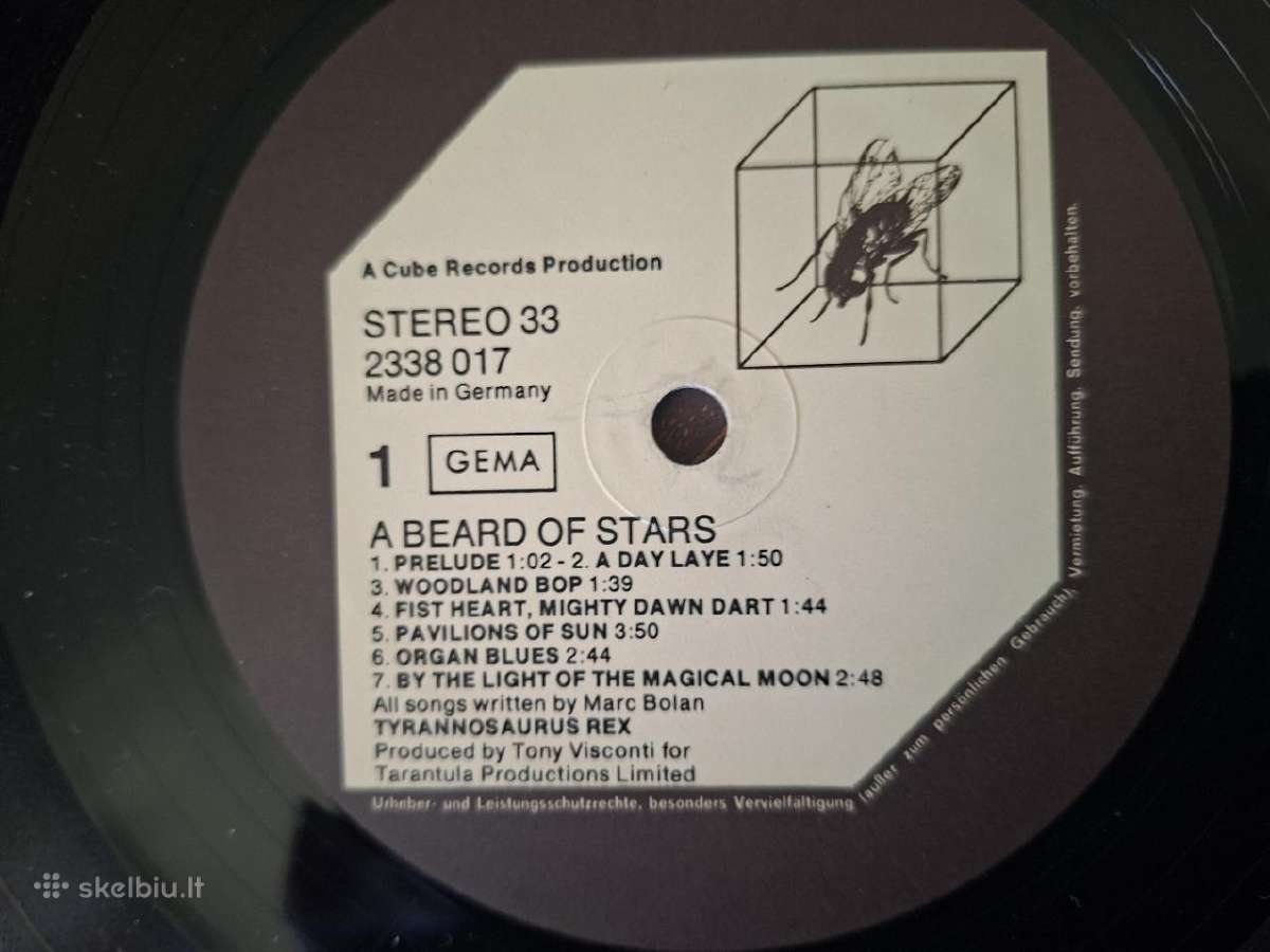 Tyrannosaurus Rex 1972 "A Beard Of Stars/ Unicorn" - nuotraukos Nr. 5