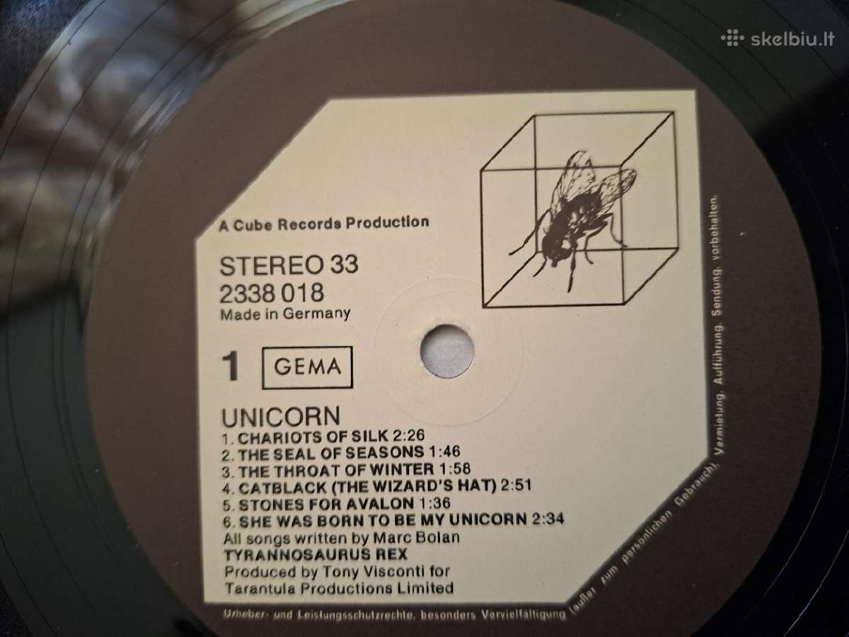 Tyrannosaurus Rex 1972 "A Beard Of Stars/ Unicorn" - nuotraukos Nr. 6