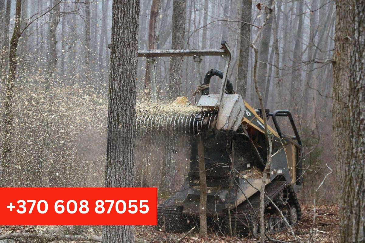 Freza, Bobcat, grėblys, greideris, apželdinimas - nuotraukos Nr. 34
