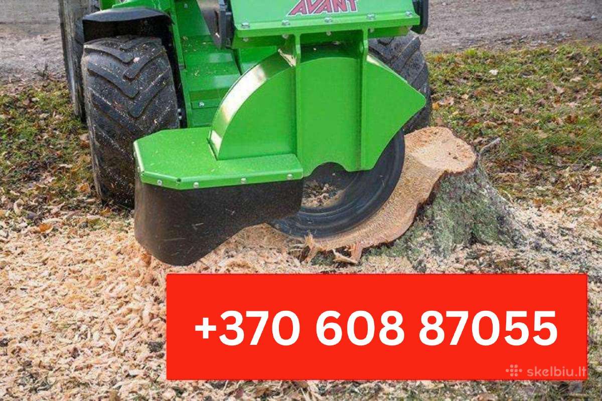 Freza, Bobcat, grėblys, greideris, apželdinimas - nuotraukos Nr. 10