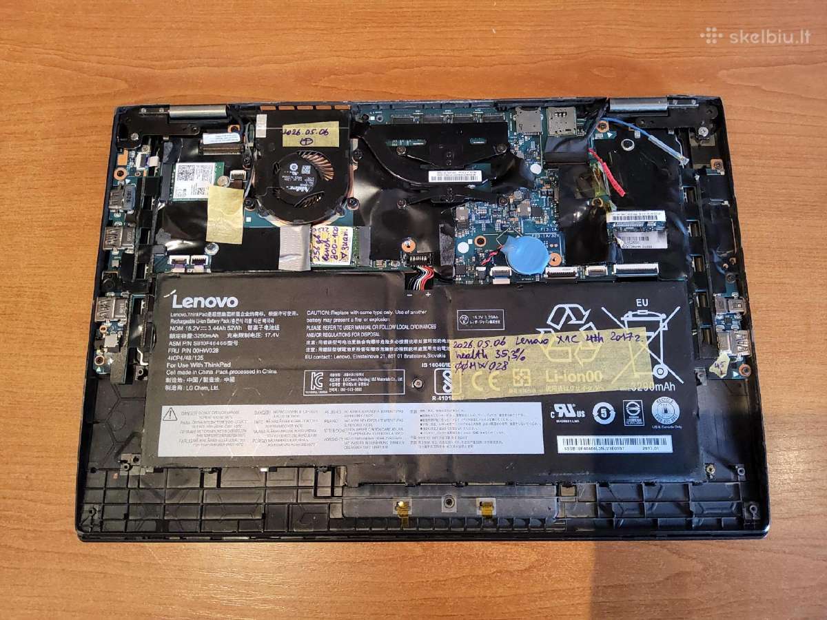Lenovo Thinkpad X1 Carbon 4th., defektai - nuotraukos Nr. 4