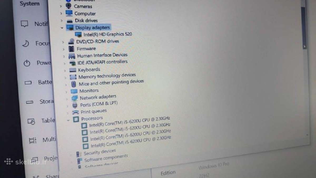 Hp Probook 650-g2 8/256gb i5(6) - nuotraukos Nr. 7