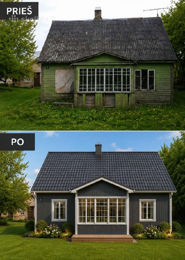 Išsimokėtinai parduodamas namas Vadoklių mstl.