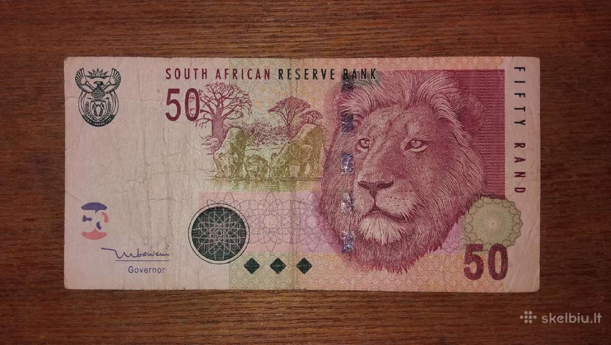 Pietų Afrikos 50 rand banknotas