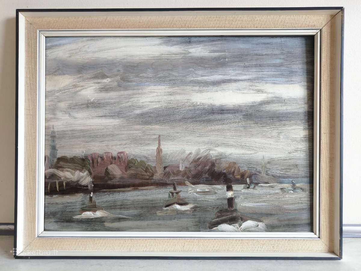 Paveikslas „Leipzig im Winter“ (J. Schulze) – XX a