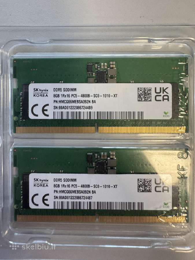 Sk hynix 16gb (2x8gb) Ddr5 4800mhz So-dimm RAM
