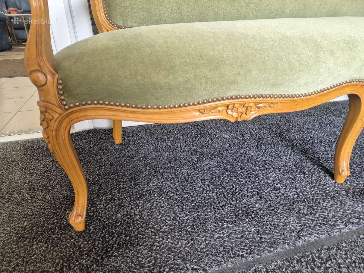 Puiki, roccoco stiliaus sofa - nuotraukos Nr. 3