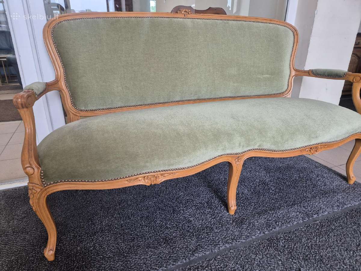 Puiki, roccoco stiliaus sofa - nuotraukos Nr. 4
