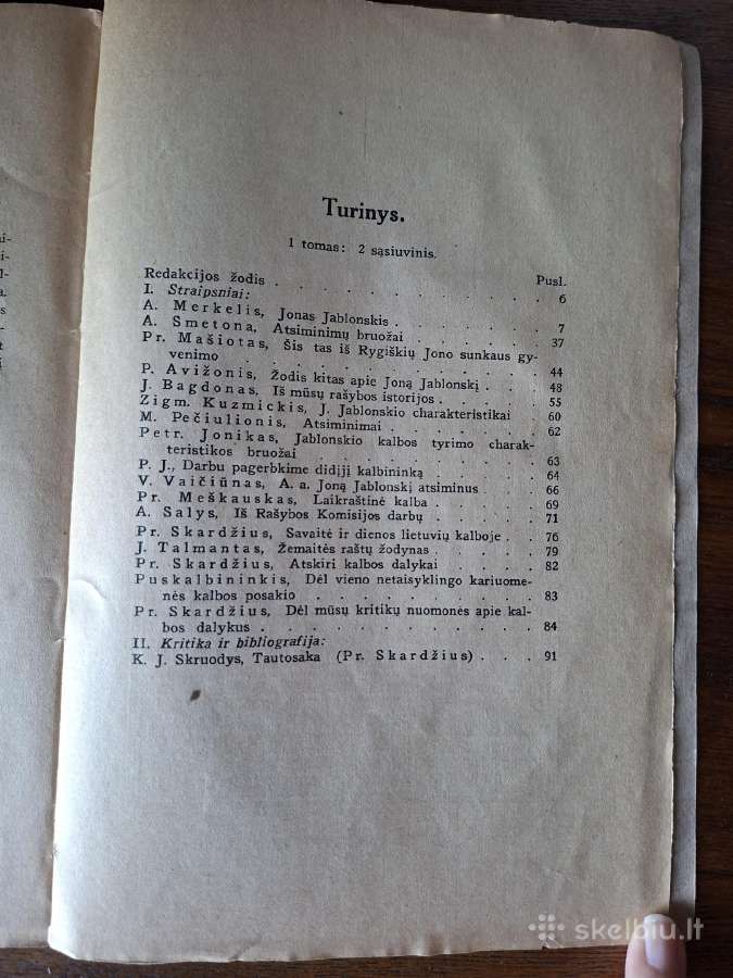 Kalba: bendrinės kalbos žurnalas T1. 1930 m. - nuotraukos Nr. 6