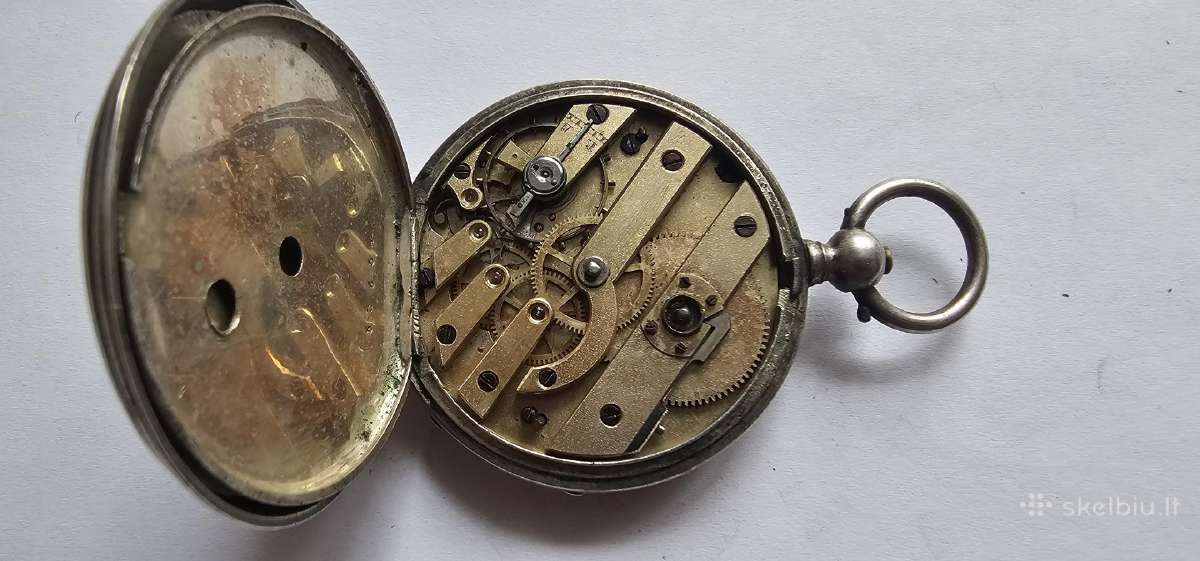 Patek Phillipe sidabrinis kiseninis laikrodis - nuotraukos Nr. 5